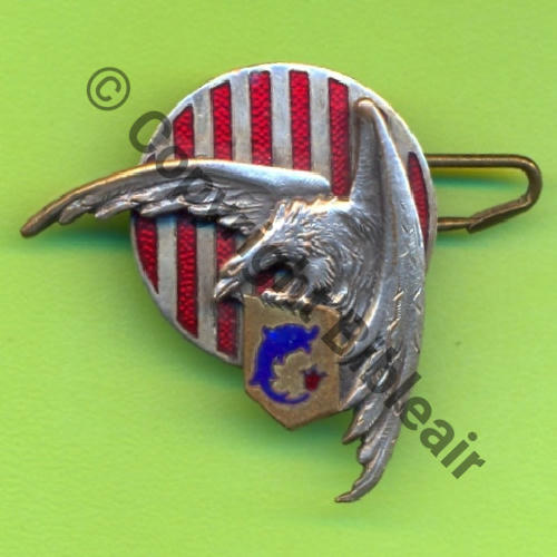 514 GAO.2.514  BR.223 GRENOBLE POISSON BLEU  BERAUDY AMBERT 2Anneaux Dos lisse Src.Y.GENTY 172Eur(x3) 